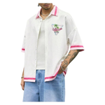 OYOANGLE Men's Hawaiian Tropical Shirt