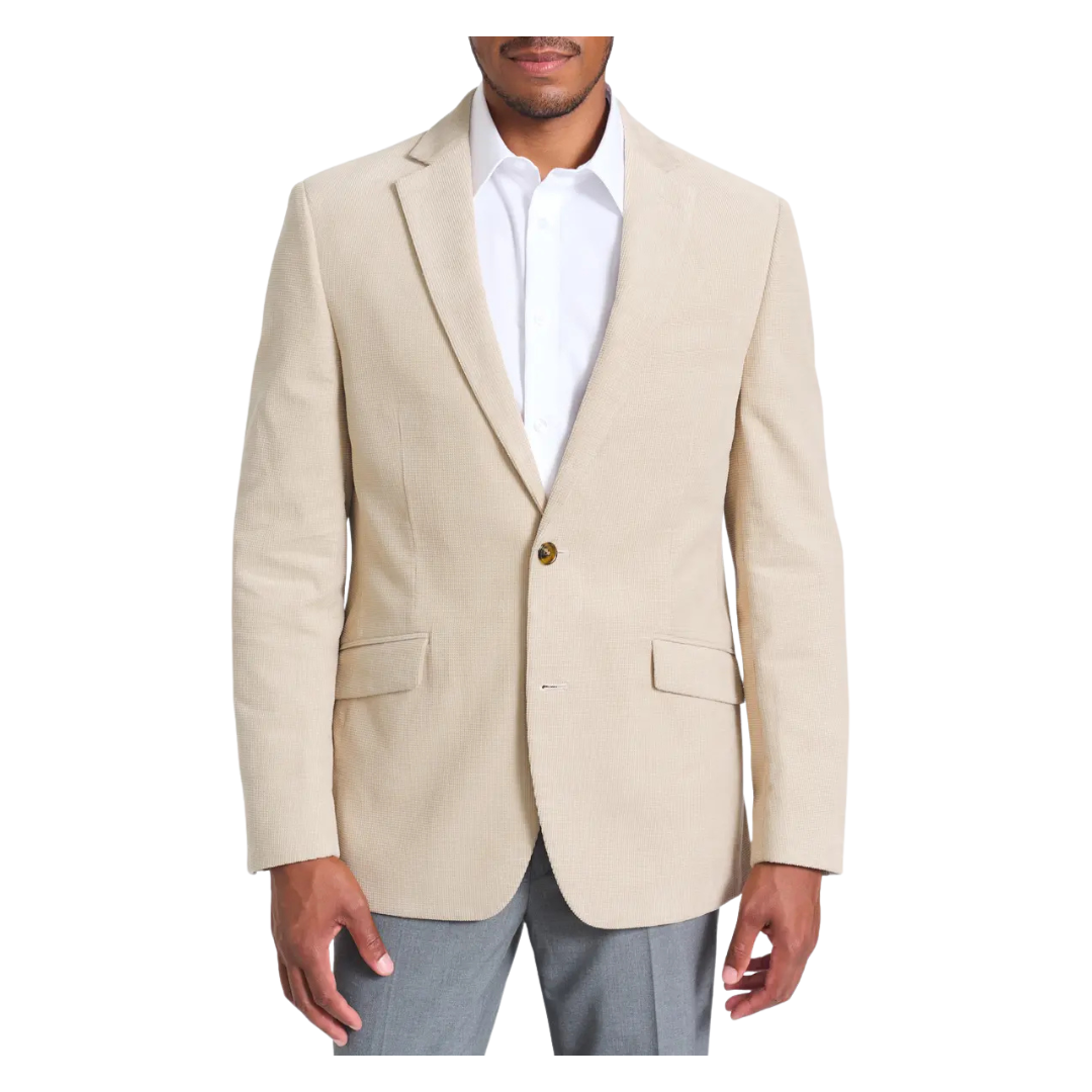 Savile Row Co Men's Waffle Corduroy Blazer