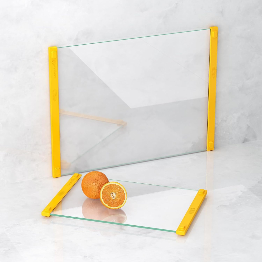 2-Piece Tempered Glass Cutting Board