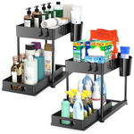 2-Pack Under Sink Organizer With Pull-Out Drawer
