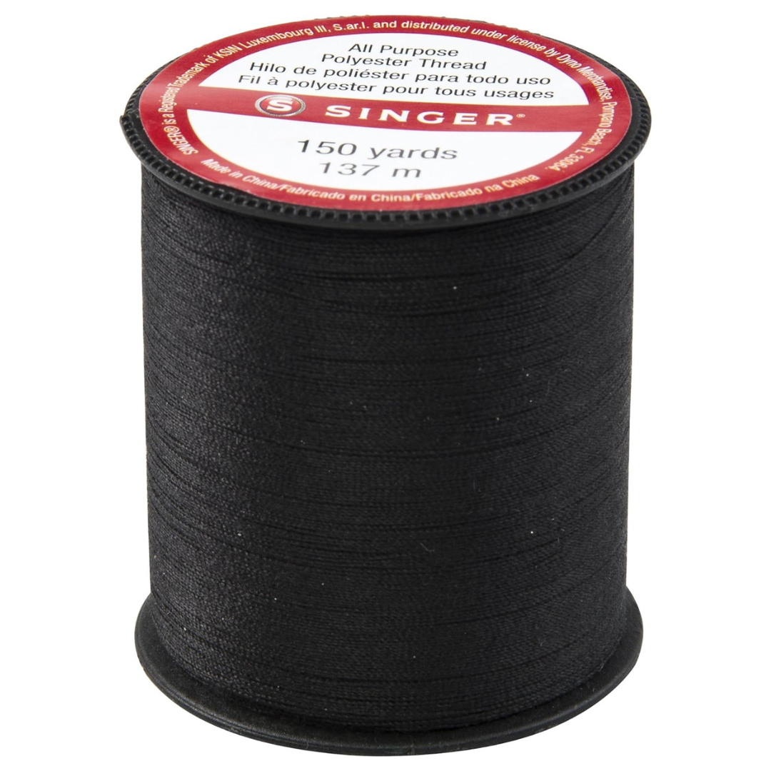150-Yards Singer 60110All Purpose Polyester Thread (Black)