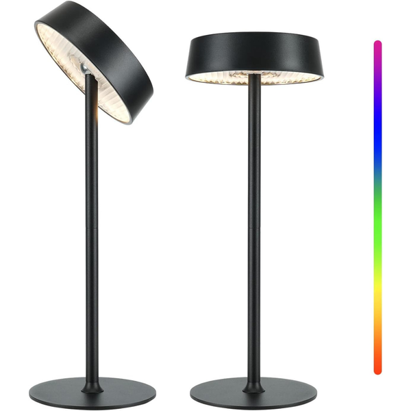 2-Pack EZVALO Cordless Waterproof Dimmable Lamp