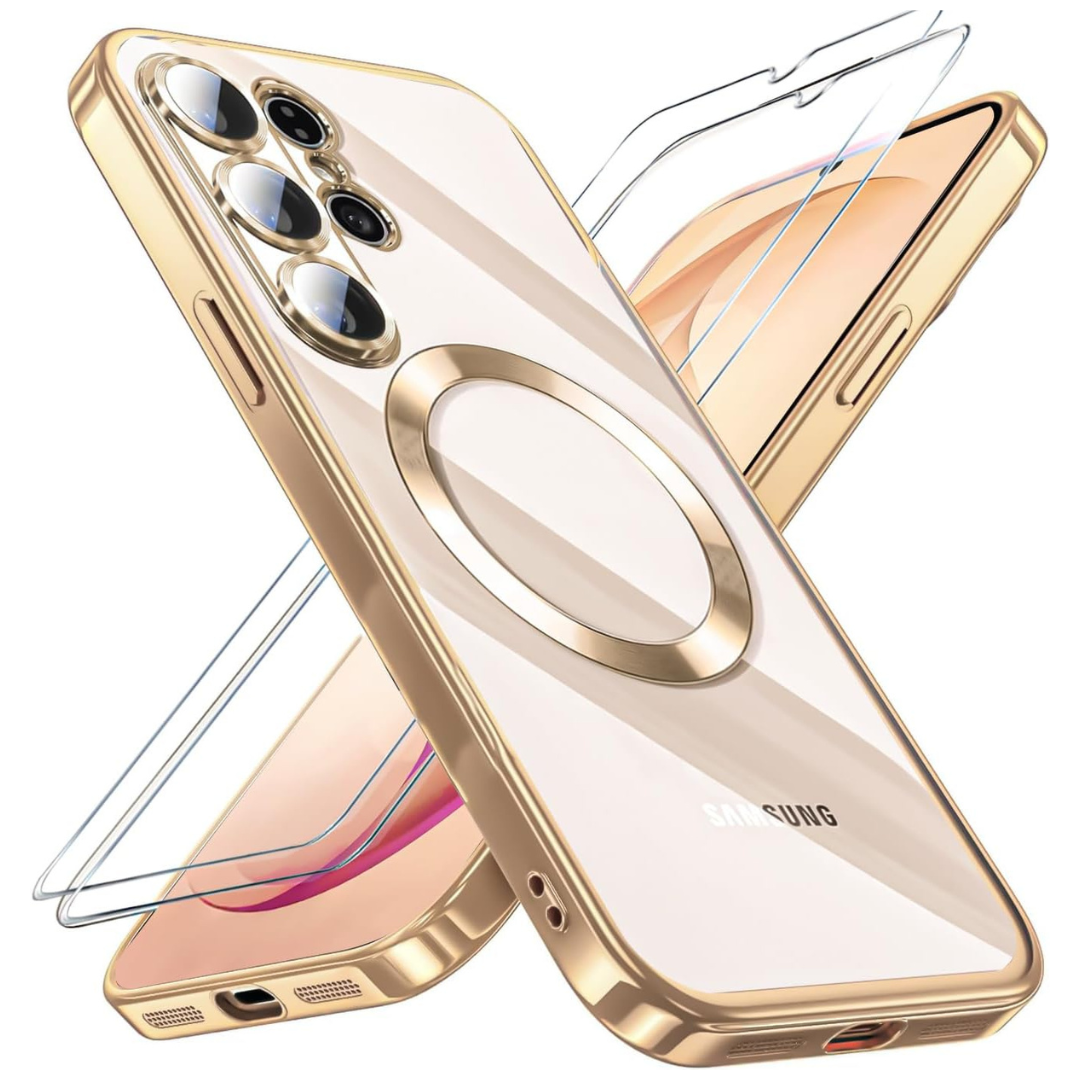 QiiStar Samsung Galaxy S26 Ultra Case With 2 X Screen Protector