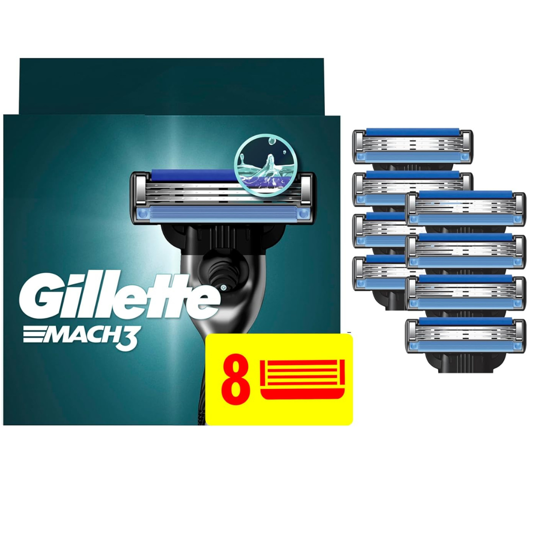 8-Count Gillette Mach3 Men's Razor Blade Refills