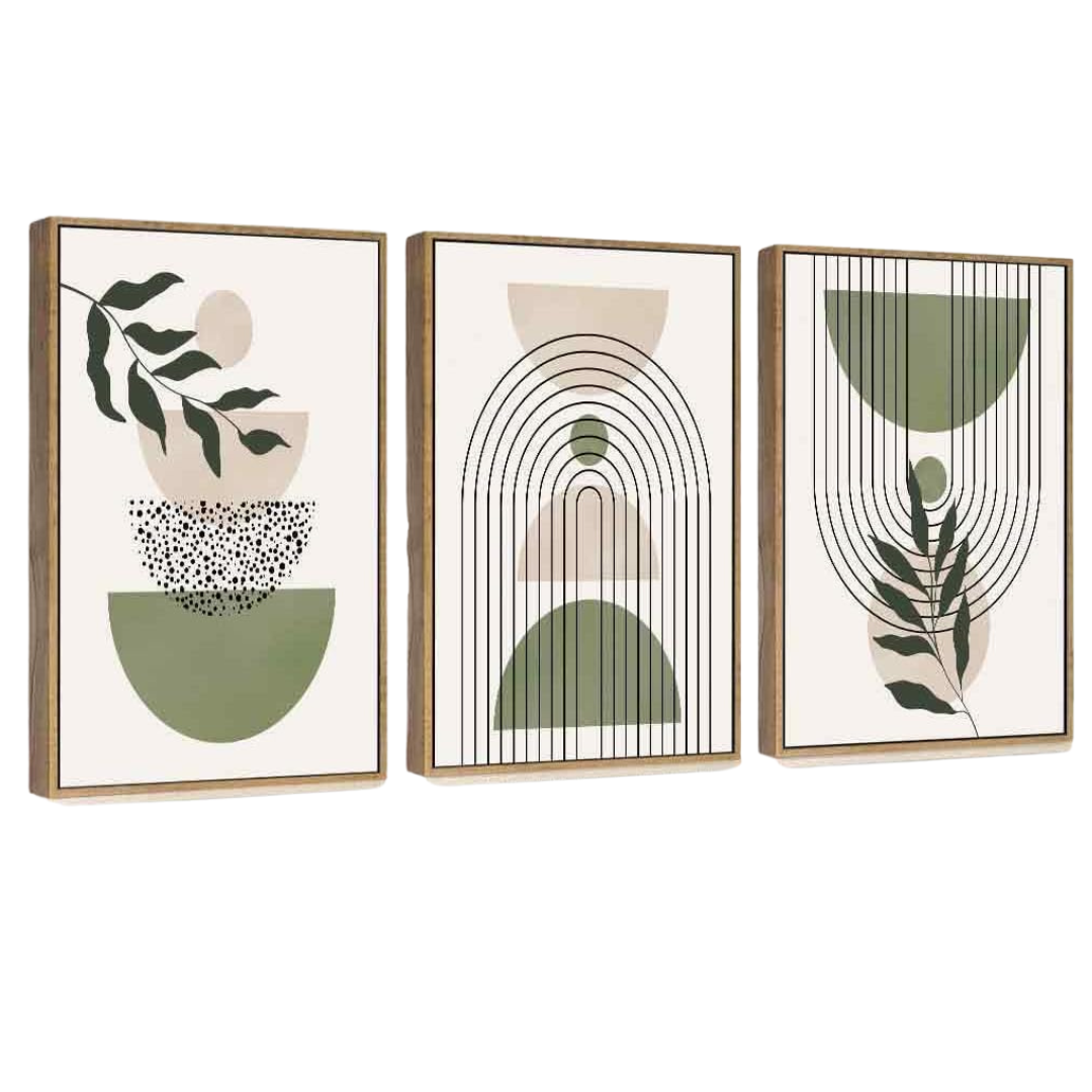 Drsoum 11'' X 14'' Green Botanical Boho Wall Art