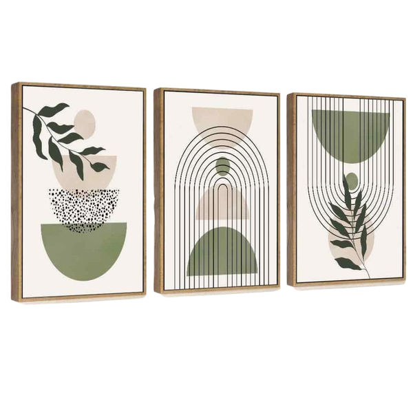 Drsoum 11'' X 14'' Green Botanical Boho Wall Art