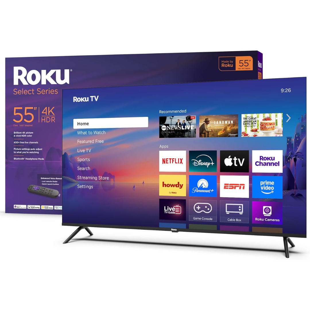 55" Roku 55R4C5 4K Ultra HDR Smart LED Roku TV