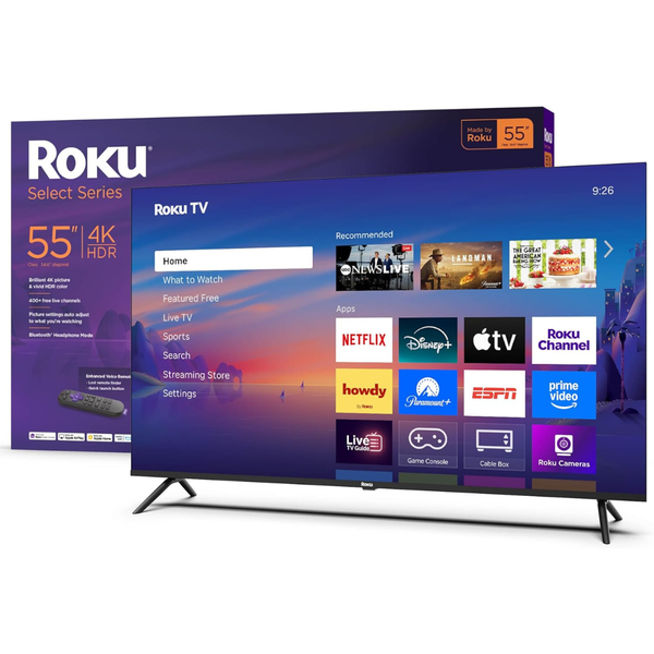 55" Roku 55R4C5 4K Ultra HDR Smart LED Roku TV