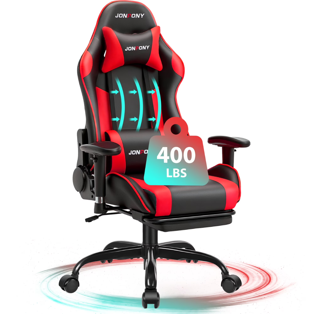 Computer Gaming Chair with Headrest & 2D Armrests (various)