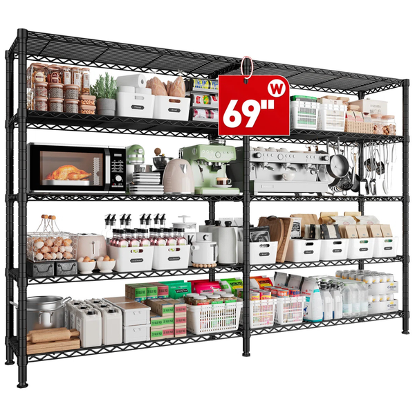 Rebrilliant Marlia Steel Height -Adjustable Heavy Duty Storage Rack