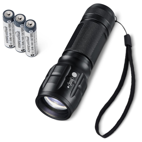 Amazon Basics Tactical Waterproof 140 Lumen Flashlight