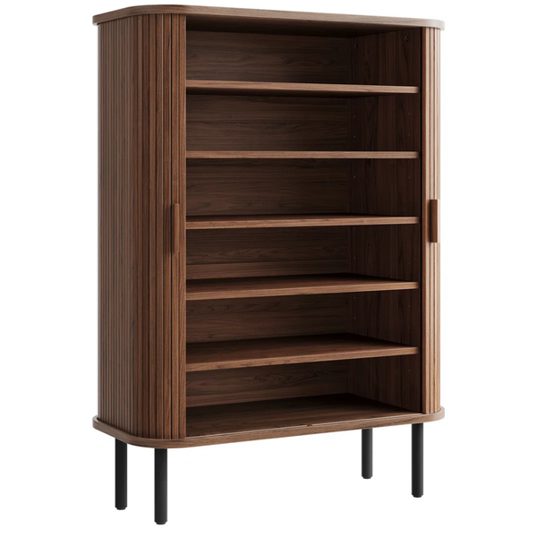 Corrigan Studio 6-Tier Shoe Cabinet with Sliding Door