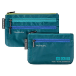 2-Piece World Travel Essentials Currency & Passport Organizers
