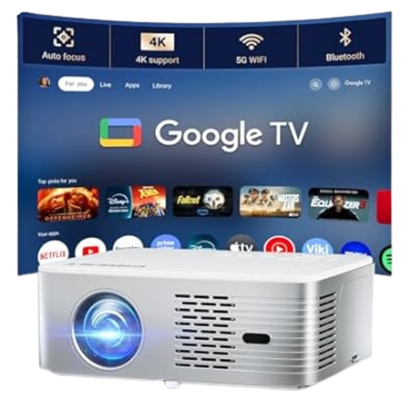 CiBest Google TV Projector 4K Support Smart Projector