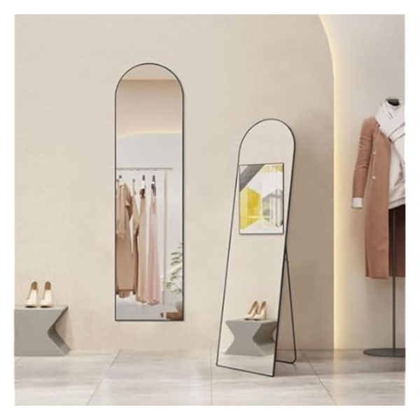 59" X 16" Homee Arched Full Length Floor Mirror