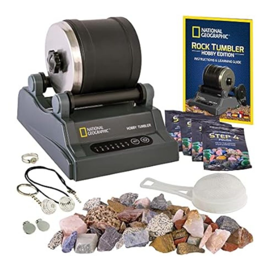 Blue Marble National Geographic Rock Tumbler Kit