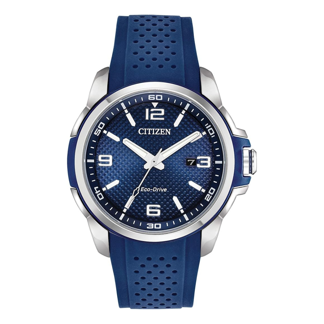 Citizen Men's Stainless Steel Eco-Drive Weekender Watch (AW1158-05L)