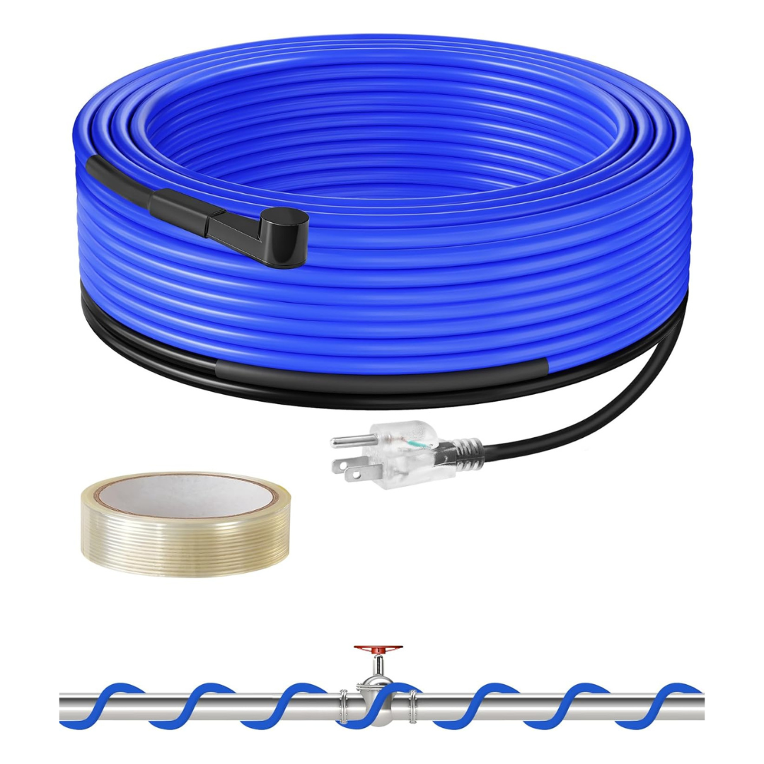 60Ft 5W Constant Power Water Pipe Heating Cable
