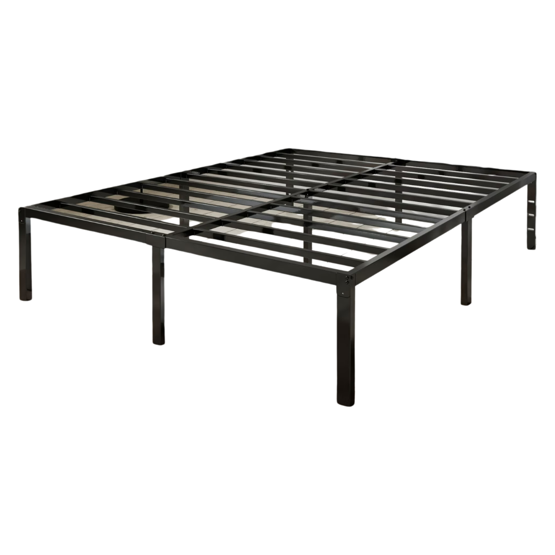 Amolife 14'' Heavy Duty Queen Size Metal Platform Bed Frame