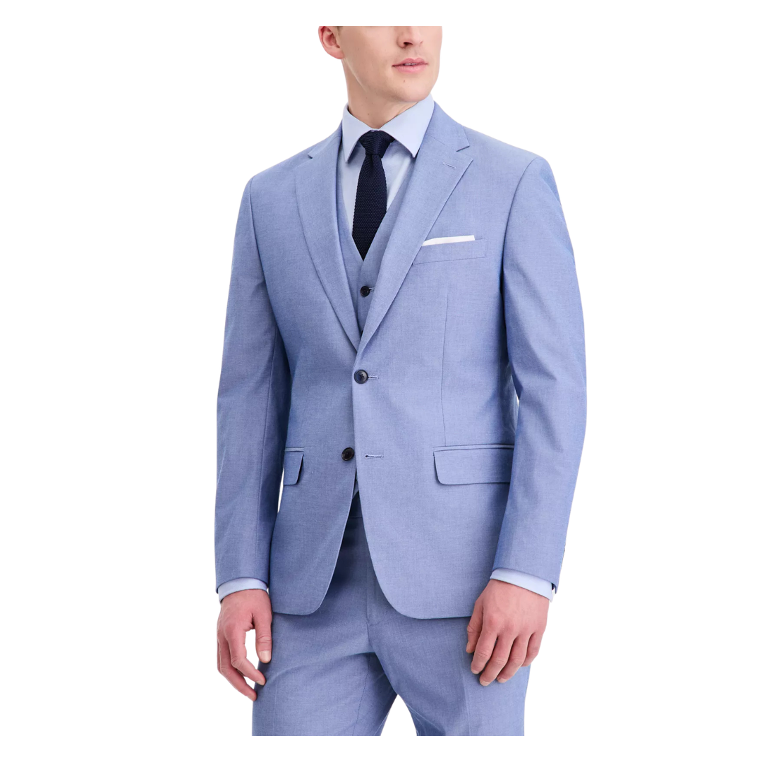 Tommy Hilfiger Men's TH Flex Stretch Chambray Suit Separates Jacket (4 Colors)