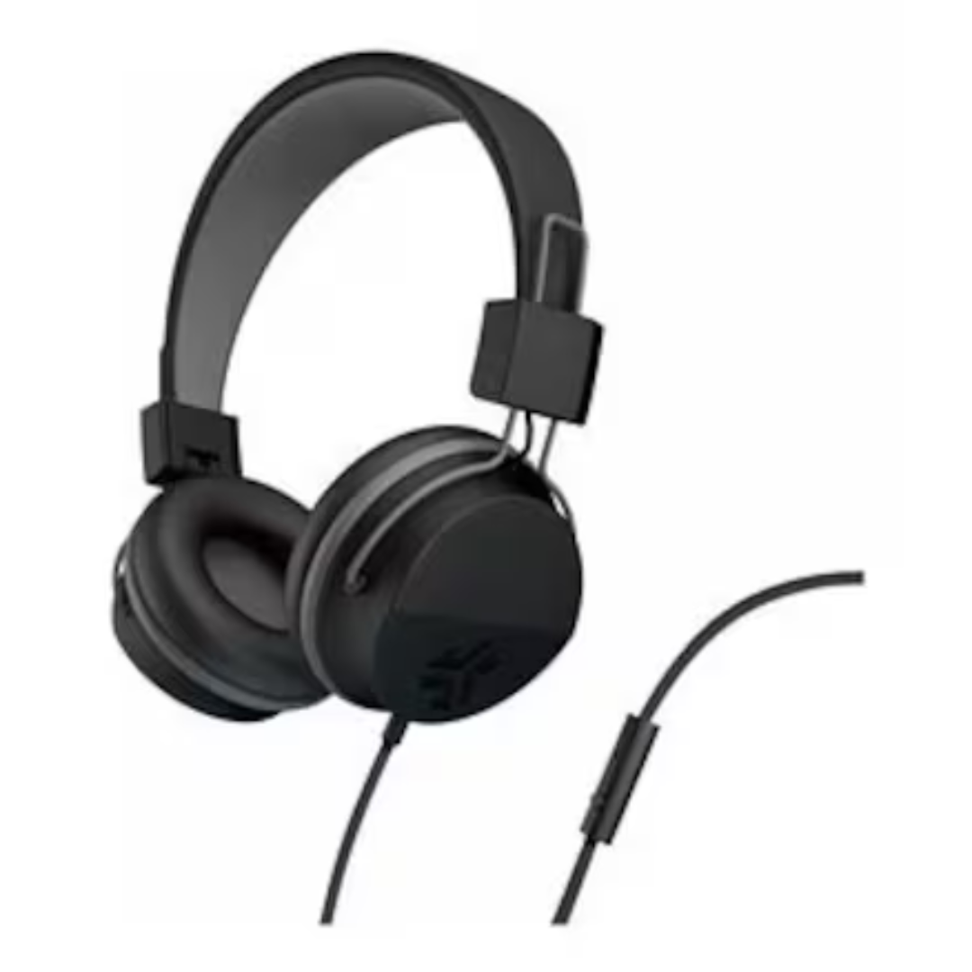 JLab Neon Wired On-Ear Headphones With Mic