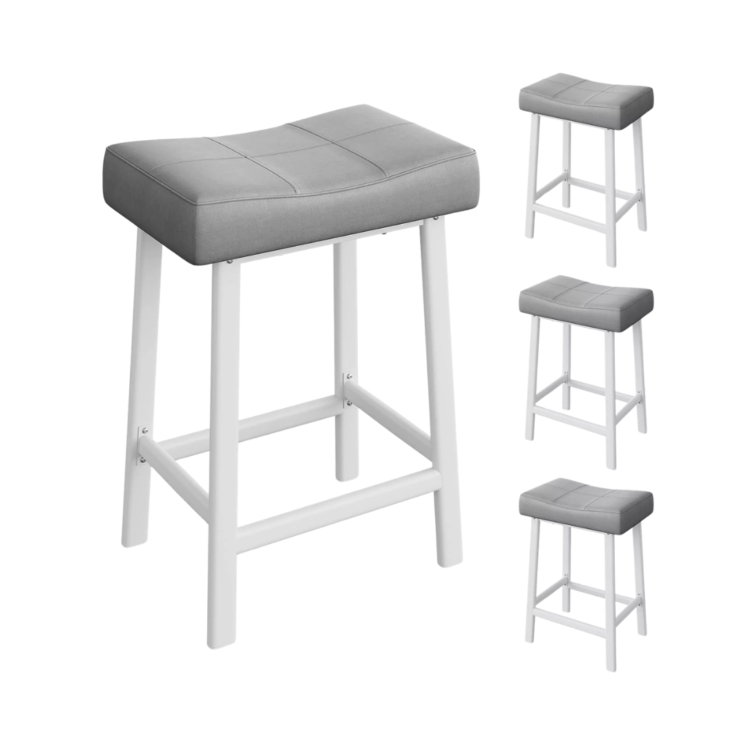 2-Set Gaomon Ergonomic 24" Counter Height Bar Stools