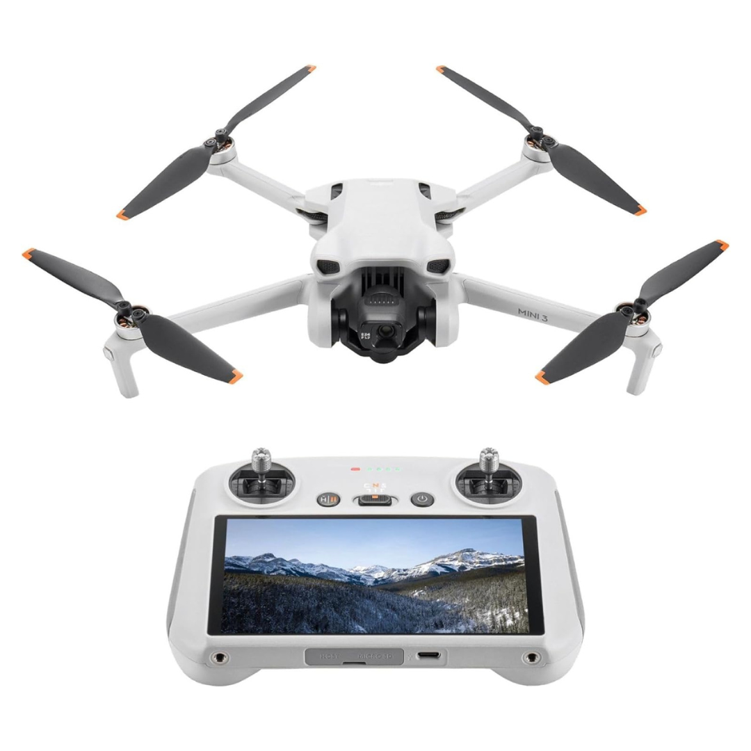 DJI Mini 3 Drone And Remote Control With Built-in Screen (DJI RC)