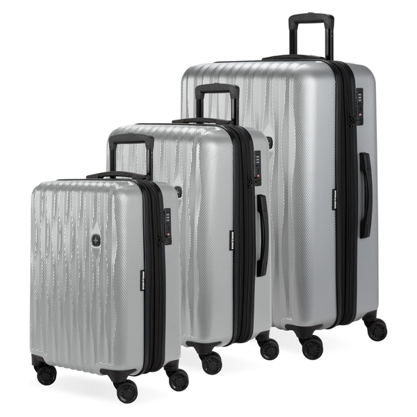 3-Piece SwissGear Energie Hardside Expandable Luggage Set