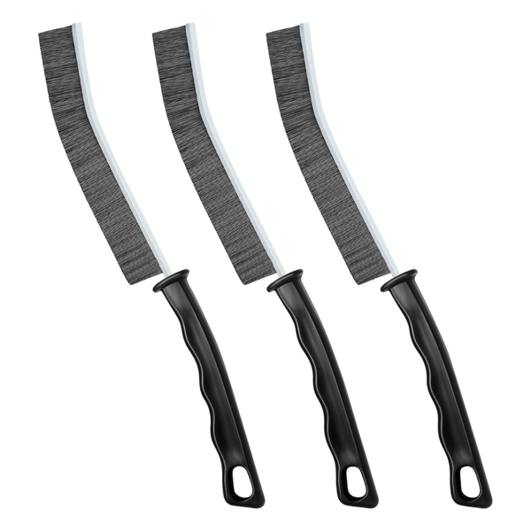 3-Pack Multi-functional Hard-Bristled Grout Brush