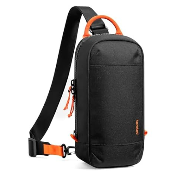 Tomtoc Sling Crossbody Bag For Nintendo Switch 2 W/ 8 Game Card Slots (Black Or Gray)