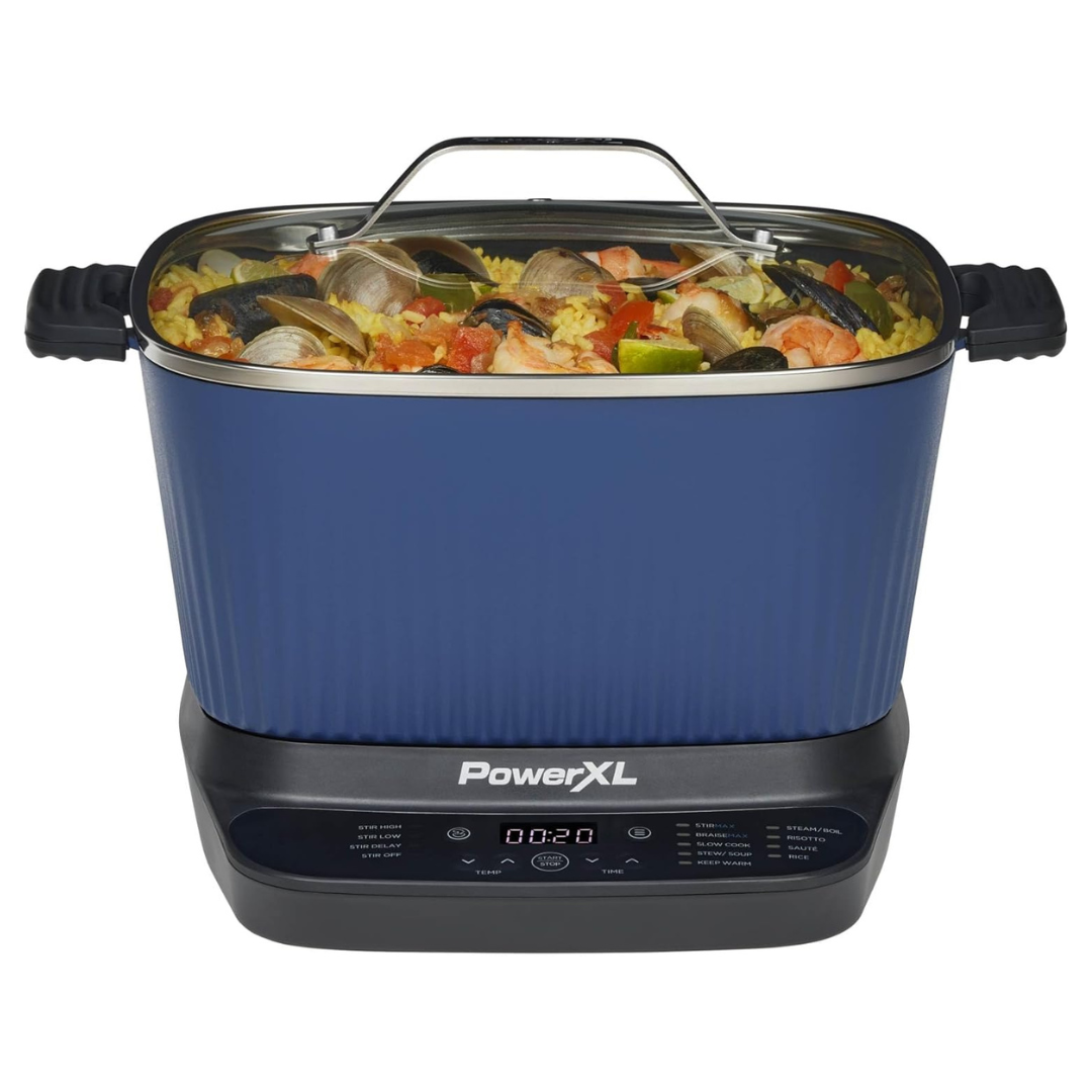 7.5QT PowerXL 9 In 1 Digital Multi-Cooker With Automatic Paddle