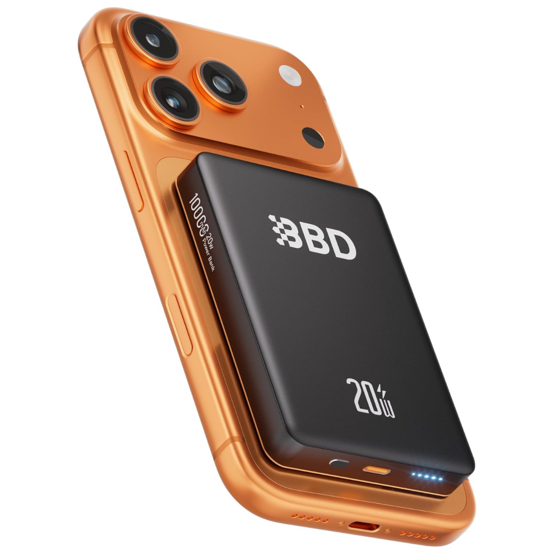 BBD 15W 10,000mAh MagSafe Power Bank W/ 20W USB-C PD Charging