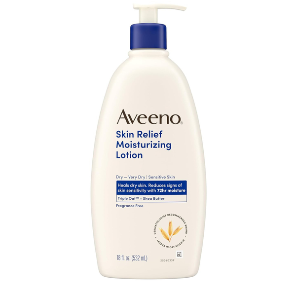 Aveeno Skin Relief Fragrance-Free Moisturizing Lotion (18 Fl. Oz)
