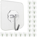 24-Pack Jwxstore Waterproof Heavy Duty Self Adhesive Hooks