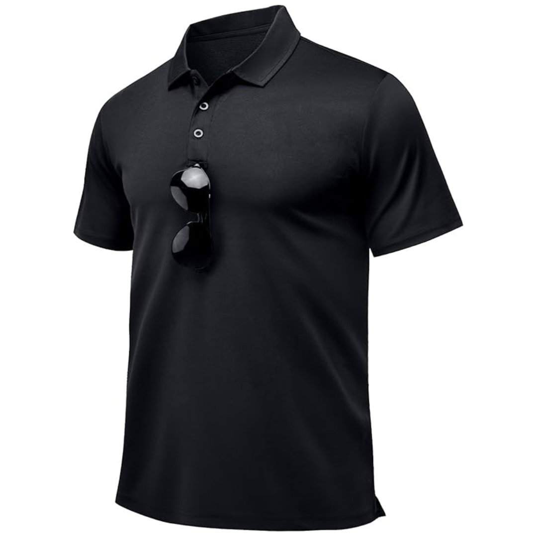 Men's Short Sleeve Breathable Quick Dry Golf Polo T-Shirt (Various)