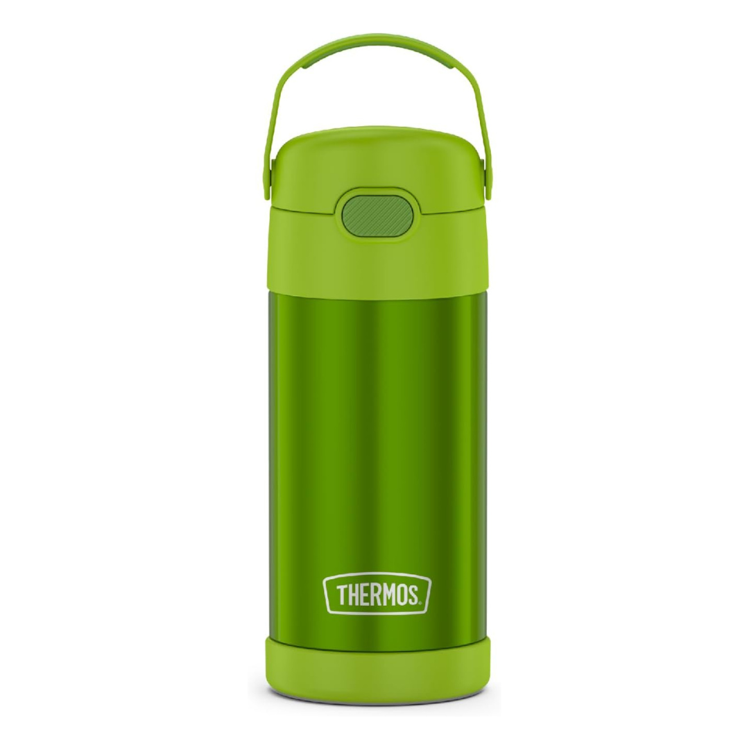 12 oz Thermos Funtainer Kids Stainless Steel Water Bottle With Straw & Lid