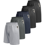 5-Pack Men's Athletic Basketball Shorts With Pockets (select Sizes)