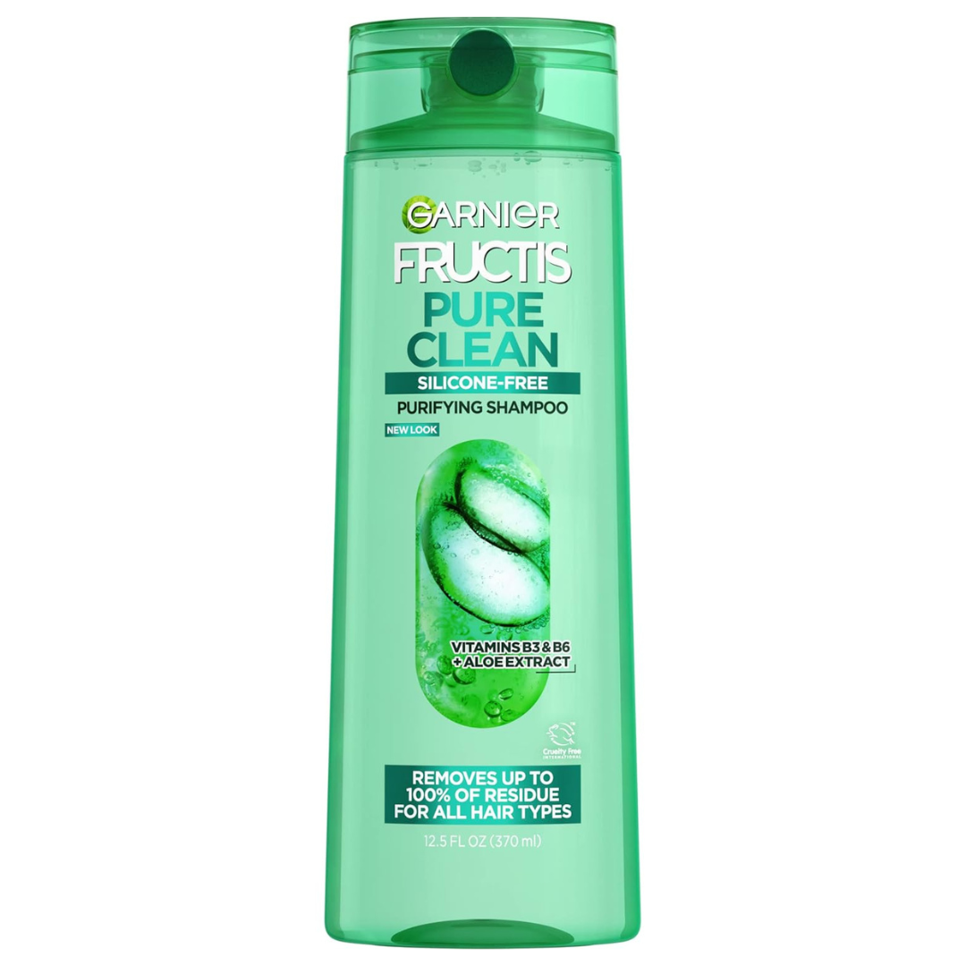 2-Count Garnier Fructis Pure Clean Silicone-Free Shampoo (12.5 Fl Oz)