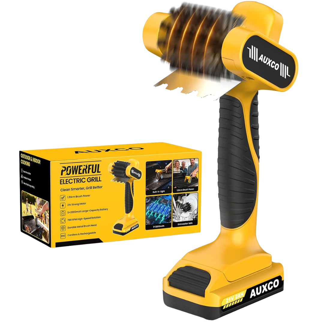 Cordless BBQ Cleaner Electric Grill Brush With 700RPM Motor