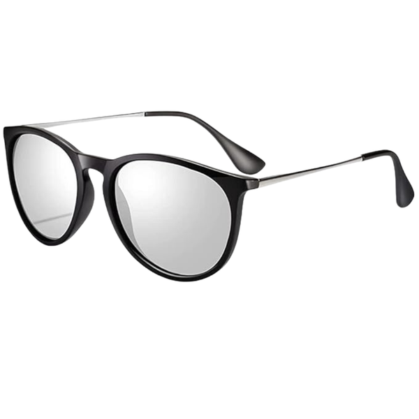 Unisex Vintage Retro Round Design Polarized Sunglasses