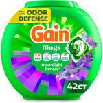 4-Pack Of 42-Count Gain Flings 4-in-1 Laundry Detergent Pods