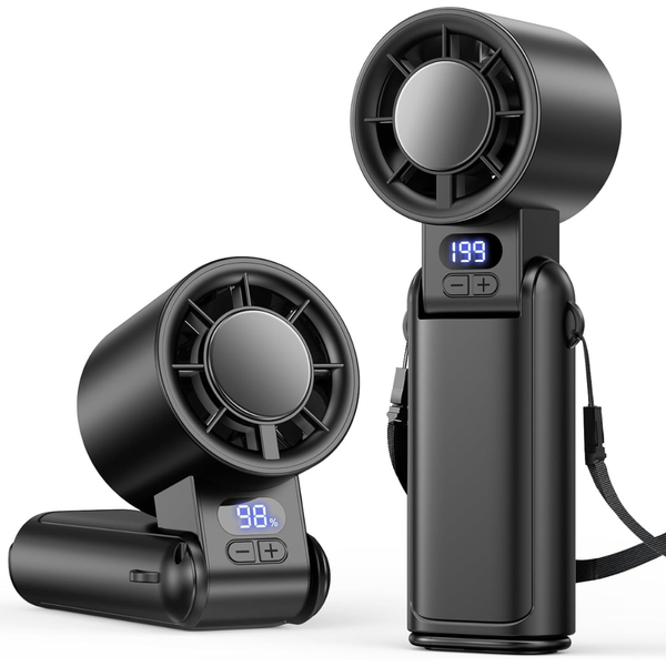 Deyhoc 1-199 Speed Stepless Portable Handheld Turbo Fan