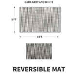 5' x 8' Waterproof Reversible Indoor/Outdoor Rug