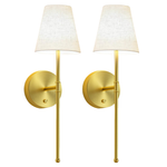 2-Set Rechargeable Battery Operated Wall Sconce