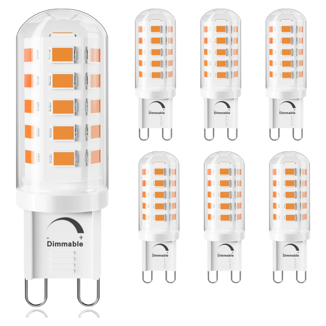 6-Pack SSQY G9 40 Watts 400 Lumen Halogen LED Bulb
