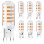 6-Pack SSQY G9 40 Watts 400 Lumen Halogen LED Bulb