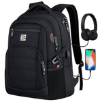 UKEIN 18" Laptop Backpack W/ USB Charging Port (4 Colors)