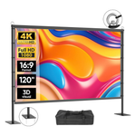 120" Outdoor Projector Screen With Stand