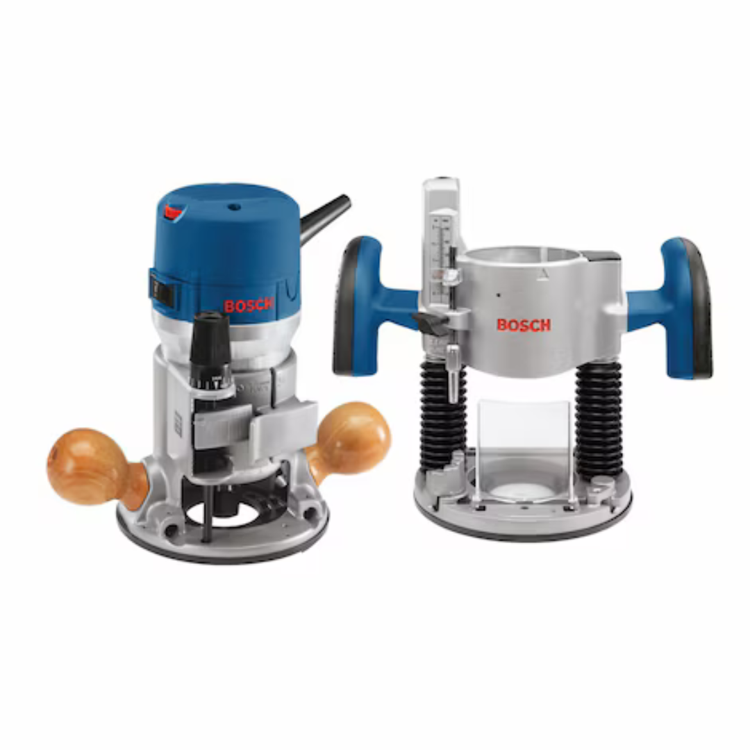 BOSCH Wood 2.25 HP 12 Amp Router Tool Combo Kit (1617EVSPK)