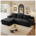 Latitude Run 96" Modern Modular L-Shape Cloud Sofa Compression (4 Colors)